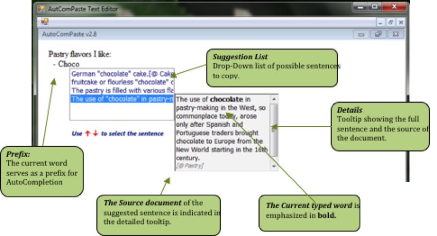 AutoComPaste completing text from another open document
