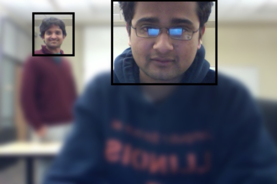Objects detected with OpenCV kept sharp